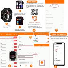 Men Women Sports Smart Watch, 1.85-Inch HD Screen, Wireless Call, Step/Calorie/Distance Counting, Information Reminder, Weather Forecast, Multiple Dial, Music Playback Control, Stopwatch, For Android/IOS Smartwatch - Rose Gold - View 10