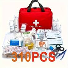 Compact First Aid Kit, Lightweight And Portable First Aid Bag, Suitable For Home, Office, Car, Outdoor, Boat, Camping And Hiking