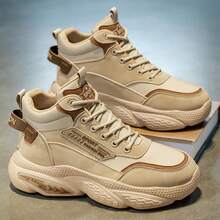 Nowe męskie trampki Chunky na jesień/zimę 2025, trampki z podwyższoną podeszwą, antypoślizgowe buty sportowe, buty outdoorowe, modne obuwie