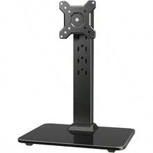Monitor Stand, Freestanding VESA Mount 13 To 34 Inch Screens, Holds Up To 44lbs, 5 Height Options, Swivel Desk Stand Riser With 360 Rotation, VESA 75x75mm100x100mm - Black - View 1