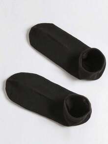 1/5/10/20 双男士袜子基本款踝袜，柔软轻便百搭低帮踝袜，女士长袜和袜类男士中筒袜女士水手袜 - 黑色 - 查看 3