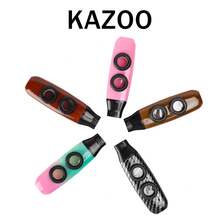 1 pieza Kazoo profesional, disponible en múltiples colores, fácil de aprender, incluye 3 membranas adicionales, afinación ajustable, adecuado para acompañar a la guitarra, ukelele, violín, piano, para principiantes y profesionales, adultos/amantes de la música, también un regalo maravilloso para las fiestas