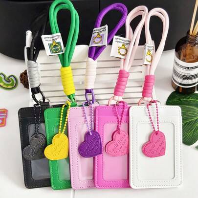 Kpop Photocard Holder Credit ID Card Protective Case Photo Display Holder Bag Pendant Keychain School Supplies Back To School For Women Money Wallet Mini Wallet Purse Wallet Wristlet Wallet Card Wallet