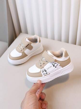 1 Pair Kids' Soft Bottom Breathable Non-Slip Casual Low-Top Sports Shoes, Suitable For Boys/Girls Athletic Running Sneakers