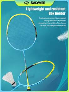 ALPSPORT POWER Composite Carbon Fiber 3U Badminton Racket <26lbs, Professional Attack Racket, Suitable For Beginners' Play - Multicolor - View 5