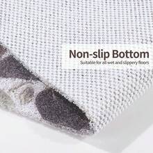 حصيرة الحمام غير الانزلاقية ، حصيرة حمام ناعمة مريحة مع فتحات تصريف ، حصيرة حمام من مادة البي في سي بتدليك اللوفة للاستخدام في الحمام والأماكن الرطبة ، سريعة التجفيف