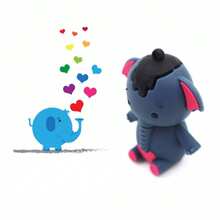 Biyetimi 笔式驱动器 128GB 可爱黑色小猫记忆棒 USB 闪存盘 64GB2.0 卡通小狗笔式驱动器 32GB USB 棒 64GB 女孩礼物 USB