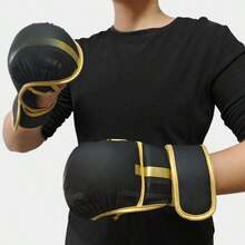 Guantes de boxeo de media mano - Guantes de entrenamiento profesionales, guantes de kickboxing con diseño ajustable y transpirable, mejoran el agarre y la comodidad, guantes de boxeo de media mano, equipo de deportes de combate, diseño deportivo de moda, equipo deportivo duradero