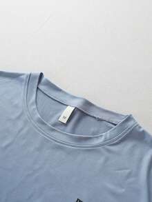 QIANNIANMA Herren Rundhals Langarm & Hose Pyjama Set, bequemer & hautfreundlicher Stil Pyjamas für gemütliche Freizeitkleidung für Herren