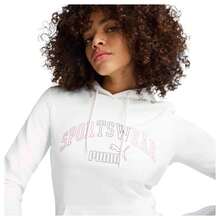 Puma Bluza Z Kapturem ESS+ LOGO LAB dla Kobieta w kolorze Biały ✅ Dostawa w ciągu 3-5 dni - Biały - Zobacz 2