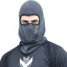 قناع تزلج - قناع وجه دافئ - تجهيزات دراجة نارية قابلة للتنفس للطقس البارد - قناع وجه شتوي قطعة واحدة