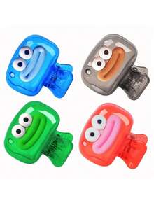 1pc/2pcs/5pcs Home Toothbrush Holder, Portable Travel Toothbrush Dust Cover Storage Box, Portable Toothbrush Head Protector Clip, Toothbrush Storage Clip Travel Essential Toothbrush Protective Case - Blue - View 9