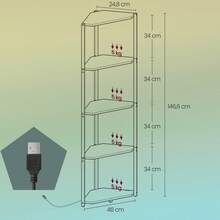 VASAGLE Storage Cabinets - EU C Type Plug(220-240V) - View 9
