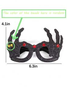 Halloween Pumpkin Glasses, Children & Adults Spooky Party Decor, Photo Prop Funny Glasses Frame, Party Mask, Halloween Glasses - Multicolor - View 8