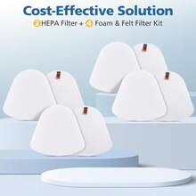 4+2 Pack Vacuum Filters Replacement For Shark Navigator Lift Away Models NV350 NV351 NV352 NV355 NV356E NV360 UV440 UV540 CU500 XFF350 XHF350