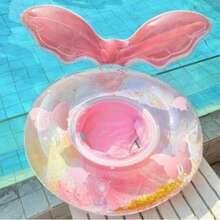 70cm sereia laço azul