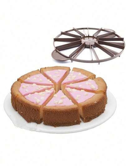 1pc Cake Portion Marker Cake Cutter Cheesecake Slicer Pie Cutter Cake Divider With Handle For Pastry Baking Ideal For Even Portions And Precise Cutting Perfect For Desserts And Baking Needs
