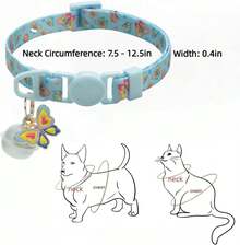 Breakaway Cat Collar, 2 Packs Christmas Adjustable Kitten Collar With Bell, Lightweight Pet Safety Collar (Red) - Orange - View 4