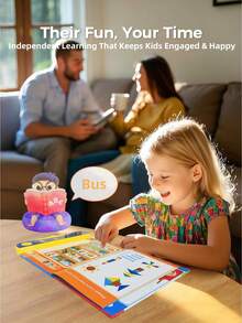 Kids' English Learning Intelligence Touch Book With Sound Function, Educational Talking Book Toy With Reusable Pen, Electronic Learning Pronunciation Cognitive Enlightenment Audiobook For Preschool Toddlers, Perfect Birthday And Christmas Gift, Toys, Christmas, Toys For Girls, Toddler Toys