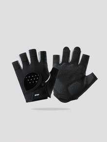 1 Pair Unisex Fitness Gloves, Anti-Callus, Workout Gym Equipment Training, Suitable For Weightlifting, Kettlebell, Pull-Up Bar