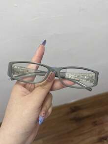 1pc/2pcs/3pcs Women's Fashion Non-Prescription Glasses Retro Versatile Y2K Stylish Minimalist Flattering Glasses, Suitable For Daily Commute, Internet, Office, Computer, Reading, Gaming - Red - View 2