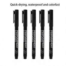 6 قطع من أقلام التخطيط الدائمة المقاومة للماء باللونين الأبيض والأسود. سريعة الجفاف، مقاومة للبهتان، بسمك 1-2 مم مقاومة للتلطيخ، أقلام أكريليك مقاومة للماء. هذه الأقلام الدائمة السوداء مناسبة للاستخدام على الورق المقوى والسيراميك والزجاج والخشب والمعدن والأقمشة. مثالية للرسم والكتابة والتلوين والتأشير، مثالية للقرطاسية ولوازم المدرسة.