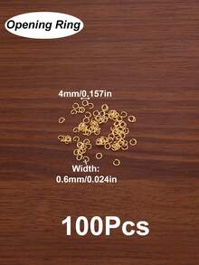 100-200Pcs/Lot 3mm 4mm 5mm 6mm 7mm 8mm Stainless Steel Open Jump Rings Connectors For DIY Jewelry Making Supplies Earrings Bracelets Necklaces Accessories - Open Ring - View 14