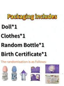 1Pc 13 Inch Lovely Soft Silicone Palm Doll Open Eyes And Closed Eyes Toddler Toys Flexible Skin Cute Madeup Face With Fashion Soft Clothes For Bithday Party Gift - Reborn Doll - View 11