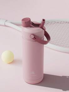 18 Oz Insulated Water Bottle With 2-In-1 Straw And Spout Lid, Keep Cold 24H, Leak-Proof, Double Wall Stainless Steel Water Bottle For Sports, Gym, Travel, And School