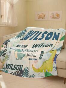 1pc Customized Personalized Blanket, Text Blanket, DIY Blanket, Patterned Blanket, Memorial Blanket. Tapestry, Photo Portrait Blanket Design, Suitable For Girls, Boys, Adults, Valentine's Day, Lightweight, Baby Blanket, Personalized Blanket, Personalized Photo Blanket, Personalized Throw Blanket, Personalized Baby Blanket, Newborn Blanket, Suitable For Mother's Day, Birthday, Children's Day, Father's Day, Halloween, Christmas