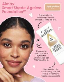 Almay Hypoallergenic Base Smart Shade Ageless Foundation - Medium - View 1