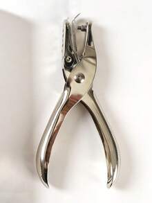 Perforadora de papel, perforadora de un solo orificio, adecuada para manualidades de bricolaje como tela, piel, cinturón, plástico, acrílico, lienzo, ante, papel, cartón, etc. Se puede usar como repuesto, reemplazo o compartir con amigos. Útiles escolares, temporada de regreso a clases