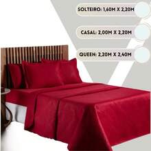 LuckBaby Quilted Bedspread For Double Bed, Single, 1 Piece - 紅色 - 查看 2