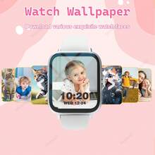 Children's Smart Watch With Wireless Calling, Message Reminders, Multi-Sport Mode, Shutter Control, Calculator, Calendar And Other Practical Functions, Silicone Strap, Is The Perfect Holiday Gift For Children - 彩色 - 查看 7