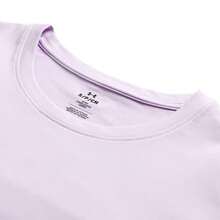 Under Armour Meridian Short Sleeve Fitted T-Shirt, Women's Daily Wear & Professional Training - Purple - View 3