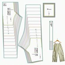 Breezy Pants Multi-Size Sewing Patterns, 1:1 Scale Girls' Garment Sewing Patterns, Clothing Prototype Patterns, Perfect Sewing Templates For Tailoring And Fashion Design – The Ultimate Gift For Sewing Enthusiasts - Brown - View 1