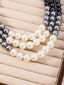 European And American Temperament Faux Pearl Necklace Elegant Pearl Necklace Sweet Temperament Versatile Fashion Personalized Temperament Necklace For Women