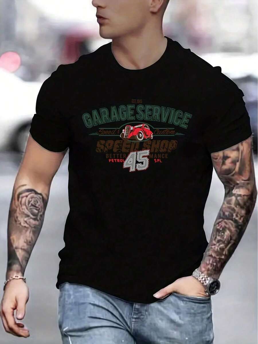 Men T-Shirts - Black - View 1