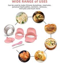 Bộ 3 dụng cụ làm bánh bao, dụng cụ gói bánh bao, khuôn làm bánh bao tiện dụng cho nhà bếp, kẹp làm bánh bao thủ công dùng tại nhà - Nhiều màu - Xem 6