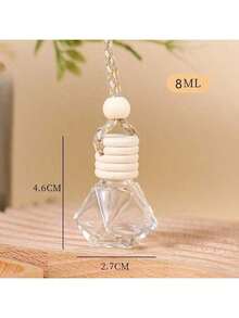 10 piezas Ambientador de coche de uso múltiple, botella de ambientador de decoración colgante, botella de vidrio vacía para montar en el coche, ambientador para coche, apto para coches, dormitorios, salas de estar, baños, balcones, armarios y otros lugares, necesidades perfectas para la decoración del hogar - Multicolor - Ver 13