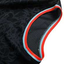 Under Armour Zone Pro 男士网眼印花篮球服，训练服 6000369-001 - 黑色 - 查看 7