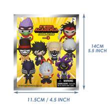 Crunchyroll 1PC  Officially Licensed Series Blind Bag Keychain Mystery Box Anime Figure Mini Adorable Random One Tomura Shigaraki Dabi Or Other Characters Statue Surprise Gift Collectible Ornament Bag Decoration - Multicolor 2 - View 6