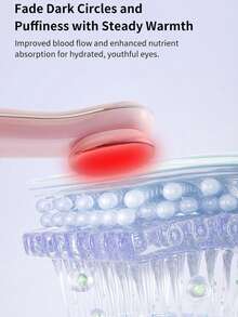 Bolígrafo masajeador de ojos recargable de 300mAh - Dispositivo de masaje facial - Barra levantadora de ojos, con funciones de calentamiento, calor, vibración, tensado de la piel, alivio de la fatiga ocular, hinchazón, ojeras y bolsas, también absorbe productos de belleza - Multicolor - Ver 7