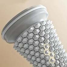 1pc Foot Massage Roller With Speed Control - Textured Deep Tissue Design For Yoga & Fitness, Compact Body Contoured Shape, Plastic Home Muscle Recovery Relaxation Tool, Portable Massage Device