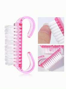 5/2pcs Manicure & Pedicure Set - Mini Pumice Stone Grinding Stick, Cuticle Remover, Nail File, Nail Brush, Professional Nail Care Tools - Multicolor - View 5