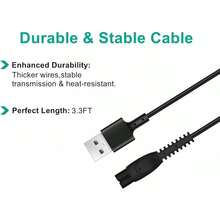 Charger Cable Compatible With Philips Norelco One Blade Charger,5V USB Charging Cable Compatible With Philips Norelco One Blade MG5910 MG7910 MG9510QP2724 QP2834 QP6531 Shaver Replacement Chargers. - 變體1 - 查看 6