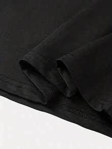 Sport Corelite Camiseta de manga corta negra de ajuste regular cómoda para actividades con gráfico negro, ropa de entrenamiento para hombres, camiseta gótica, camiseta valiente, camiseta de banda negra