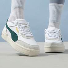 Puma Men's And Women's CA Pro Sport Mix Retro Casual Shoes Low-Top Sneakers White Sneakers 393445-01 - White - View 7