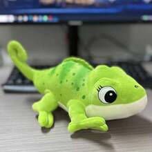 变色龙毛绒玩偶，变色绿橙蓝可爱填充动物变色龙毛绒玩偶软娃娃枕头，万圣节礼物