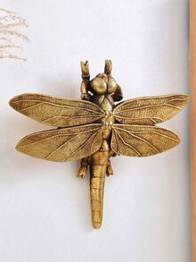 1件创意金色蜻蜓造型墙饰，手工昆虫相框配件，适合家居派对昆虫主题装饰，昆虫爱好者的独特礼物，家居装饰，房间装饰，墙面装饰，圣诞节房屋装饰，圣诞礼物 - 彩色 - 查看 7